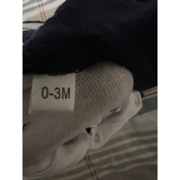 Rocks Bye Baby Sailor Dress Bloomers Set Navy Blue Nautical Size 0-3 Months - Picture 3 of 3